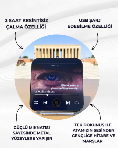 Ata Mirası ATATÜRK Sesli Magnet