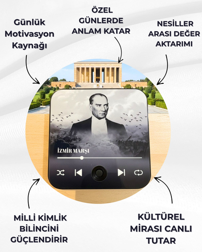 Ata Mirası ATATÜRK Sesli Magnet